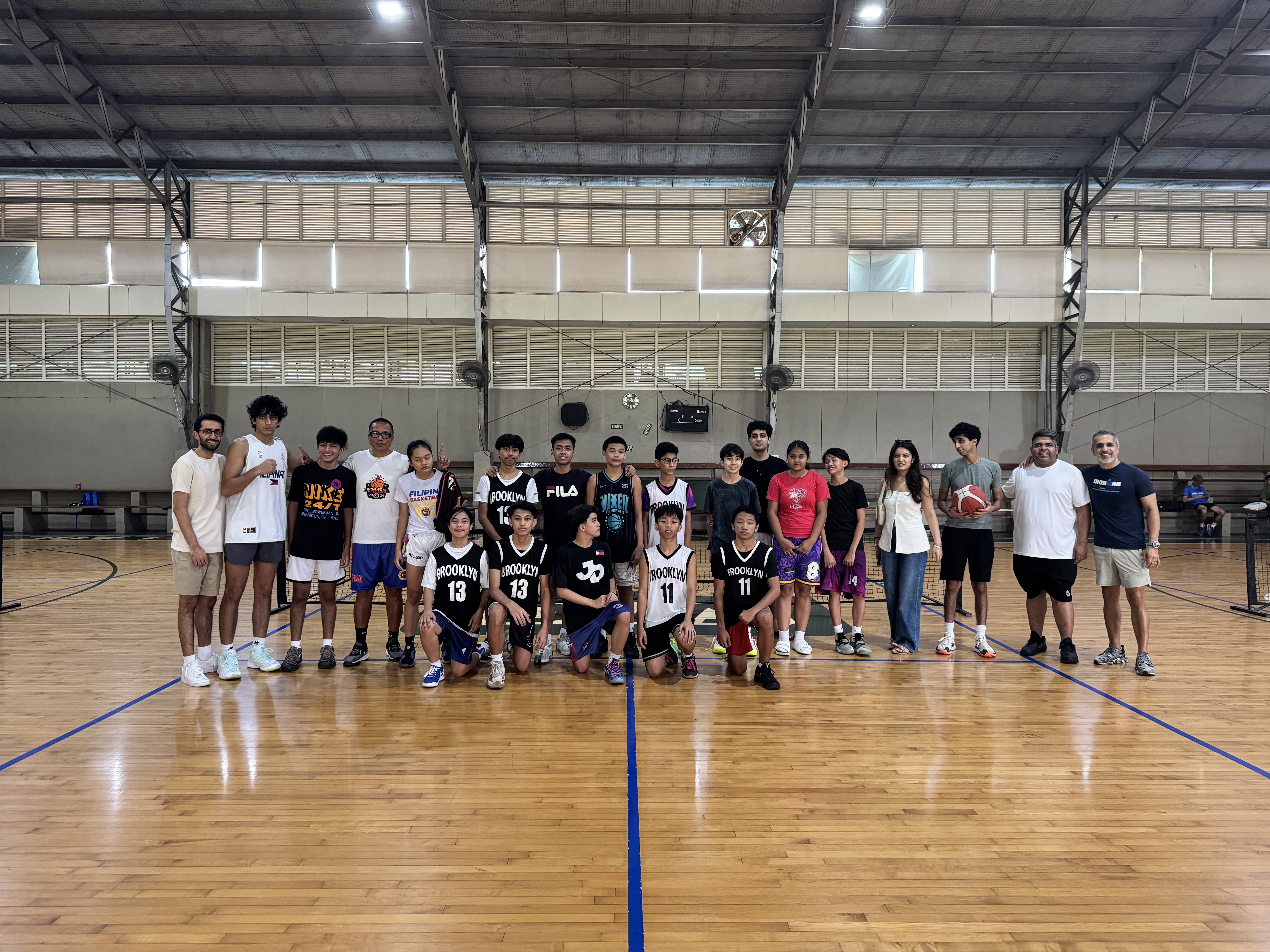 Rewoven basketball camp in Manila, Philippines